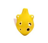 ocarina para principiantes 1 paquete de Ocarina colorida de 6 agujeros Soprano C Mini Ocarina de cerámica(Color:8)