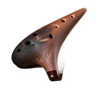 ocarina para principiantes 7 piezas de cerámica 12 agujeros Alto C clave profesional Ocarina flauta china instrumento AC SF SG SC AF BC(Color:AC)