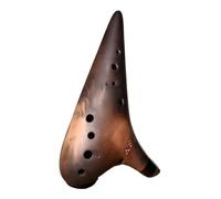 ocarina para principiantes 7 piezas de cerámica 12 agujeros Alto C clave profesional Ocarina flauta china instrumento AC SF SG SC AF BC(Color:AF)