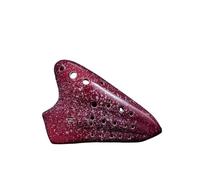 ocarina para principiantes Cerámica profesional Ocarina Alto C llave colorida Triple Ocarina AC 3 tubos 16 agujeros Vintage instrumento raro(Color:8)