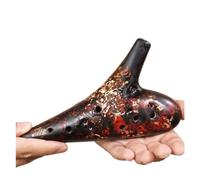 ocarina para principiantes El instrumento musical profesional Shizhidi Ocarina Alto C Ocarina de 12 hoyos proporciona accesorios(Color:2)