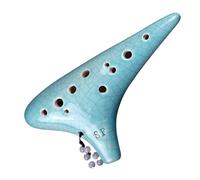 ocarina para principiantes Fumigación profesional para principiantes con flauta agrietada verde SF de 12 orificios nivel de rendimiento Fumigación SF de 12 orificios
