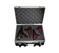 Ocarina para Principiantes Juego de 4 ocarinas de cerámica de 12 Agujeros Alto Treble AC SF SG SC Ocarina Profesional con Caja de Aluminio(Color:2)