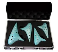 ocarina para principiantes Juego de cuatro piezas de ocarina de 12 agujeros verde agrietado incluido el juego de doce agujeros ACSFSGSC