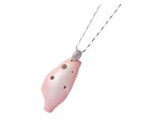 ocarina para principiantes Mini nicho de ocarina de 6 hoyos instrumento musical versátil simple y fácil de aprender rosa que recuerda a Jiangnan(3/4)