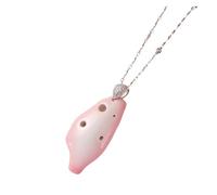 ocarina para principiantes Mini nicho de ocarina de 6 hoyos instrumento musical versátil simple y fácil de aprender rosa que recuerda a Jiangnan(3)