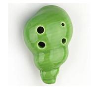 ocarina para principiantes Ocarina 6 agujeros ocarina alto C principiante ocarina viaje recuerdo enseñanza colgante de cerámica(Color:2)