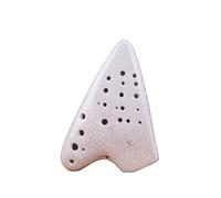 ocarina para principiantes Ocarina alto AC con gradiente de rendimiento de tres tubos para principiantes instrumento musical étnico para enseñanza(3/4)