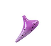 ocarina para principiantes Ocarina alto C de 12 hoyos, instrumento de juego profesional AC Zijang + juego completo de accesorios