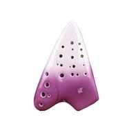 ocarina para principiantes Ocarina alto C de tres tubos color morado llave AC modelo de rendimiento fumigación de 3 tubos para principiantes
