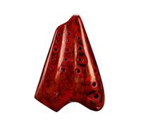 ocarina para principiantes Ocarina alto C de tres tubos instrumento musical retro de flauta de ocarina profesional de cerámica hecha a mano