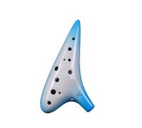 ocarina para principiantes Ocarina azul degradado de 12 hoyos con timbre preciso y hermoso sonido hecha de cerámica