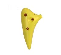 ocarina para principiantes Ocarina de 12 agujeros instrumento de Ocarina de plástico ABS de 4 colores con accesorios para bolso de mano(Color:2)