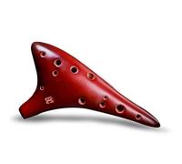 Ocarina para principiantes Ocarina De 12 Agujeros Tono AC/SF/SG/SC Ocarina Cielo Estrellado Ahumado Ocarina De Cerámica(SC)