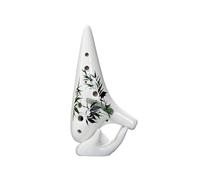 ocarina para principiantes Ocarina de 12 hoyos pintada a mano melodía AC paisaje Academia de Música equipo de ocarina flauta de porcelana(5)