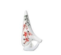 ocarina para principiantes Ocarina de 12 hoyos pintada a mano melodía AC paisaje Academia de Música equipo de ocarina flauta de porcelana(4)