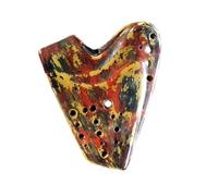 ocarina para principiantes Ocarina de 3 tubos 12 orificios llave alto E ocarina retro instrumento musical profesional avanzado interpretación musical