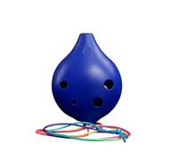 ocarina para principiantes Ocarina de 6 orificios de boca corta de plástico alto C de plástico de seis orificios AC para principiantes(Color:3/4)