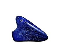 ocarina para principiantes Ocarina de cerámica instrumento profesional de 16 agujeros llave Alto C AC Triple Ocarina(Color:9)
