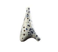 ocarina para principiantes Ocarina instrumento de tiempo instrumento de cerámica profesional doble porcelana música oud avanzada(Color:2)