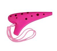 Ocarina para principiantes Ocarina Para Principiantes De 12 Agujeros Afinación Alto AC/afinación Agudo SC Ocarina De Resina De Boca Plana De 12 Agujeros(SC-Red)