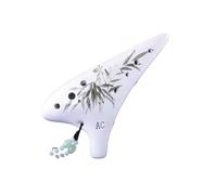 ocarina para principiantes Ocarina para principiantes instrumento profesional de 12 agujeros ocarina ahumada artesanías de enseñanza escolar(2)