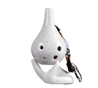 ocarina para principiantes Ocarina seis agujeros alto C clave escuela vertical grieta azul entonación profesional(Style 2)