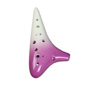 ocarina para principiantes Ocarina soprano de cerámica de 12 agujeros llave F profesional para principiantes tutorial de instrumentos para estudiantes(2)
