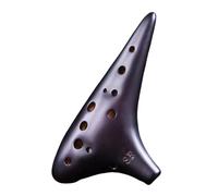 ocarina para principiantes Ocarina soprano soldada con arroz de 12 hoyos ocarina para principiantes con llave F ocarina de calidad de sonido de 12 hoyos(Color:2)