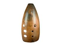 Ocarina para principiantes Ocarinas De Cerámica Con Afinación En F, Flauta De 10 Agujeros, Ocarinas De Cerámica, Accesorios Antiguos Inusuales Y Raros(A F tune)
