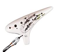 ocarina para principiantes Tecla clásica de ocarina alto C de 12 hoyos para que los principiantes jueguen un desempeño profesional ac(3/4)