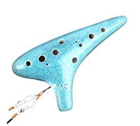 ocarina para principiantes Tecla clásica de ocarina alto C de 12 hoyos para que los principiantes jueguen un desempeño profesional ac(4)