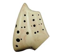 ocarina para principiantes Triple Ocarina Alto G Ocarina Cerámica Instrumentos Profesionales Accesorios Ocarina of Time(Color:White)