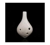 Ocarina Plástica De 6 Agujeros Ocarina Alto ToneC Con Cuerda Colgante Para Principiantes(White 2)