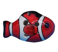 Ocarina, Principiante for aprender Ocarina pequeña de cerámica con tweeter 4 orificios(Clownfish)