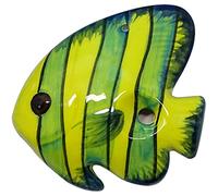 Ocarina, Principiante for aprender Ocarina pequeña de cerámica con tweeter 4 orificios(Tropical Fish)