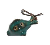 Ocarina profesional de cerámica suave de 6 agujeros, instrumento musical para educación musical y al aire libre, ocarina de cerámica hecha a mano