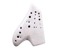 Ocarina Profesional De Tres Tubos, Llave Avanzada Alto C, Cerámica De Dolomita Blanca, Flauta Ocarina, Instrumentos Musicales