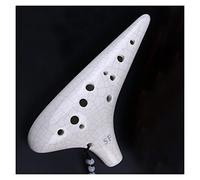 Ocarina SF de 12 hoyos Treble F Tune Ocarina de doce hoyos Profesional Principiante Crack Ocarina ahumada instrumento de ocarina (1)