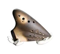 ocarina Triple Ocarina Instruments 12 Agujeros Ocarinas De Cerámica Instrumentos Musicales Profesionales Ofrece Accesorios (Color : AG)