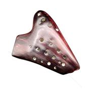 Ocarina Triple Ocarina Pottery Alto C Ocarina of Time Accesorios para instrumentos profesionales Ocarina legendaria (Color : 2)