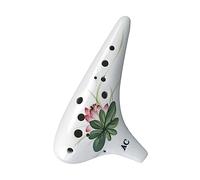 Ocarinas 12 Agujeros Alto C Tono Alivio Escultura Cerámica Ocarina Instrumento Estudiante Principiante Ocarinas Instrumentos Style8