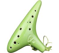 Ocarinas, Creative Submarine Type 12-Hole Alto C Ocarina, Adultos Principiantes Tocando Instrumentos Musicales, Artesanía De Esmalte Suave, Bolsa De Tela + Cordón + Material De Enseñanza