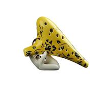 Ocarinas Instrument Ceramica Ocarinas Instrumentos Musicales Profesional Doble Porcelana Adecuado Para Estudiantes Principiantes (Color : 01)