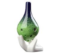 ocarinas Instrumento musical de flauta de porcelana de tono C de tono medio de Ocarina de boca larga de 6 orificios adecuado for estudiantes adultos y niños principiantes Colecciona