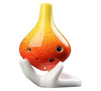 ocarinas Instrumento musical de flauta de porcelana de tono C de tono medio de Ocarina de boca larga de 6 orificios adecuado for estudiantes adultos y niños principiantes Colecciona