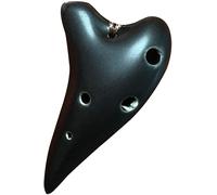 Ocarinas, Mini ocarina de terracota esmaltada en color C (SC) de 6 agujeros, los estudiantes aprenden a practicar instrumentos de viento submarinos creativos, adornos de arte