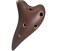 Ocarinas, Mini ocarina de terracota esmaltada en color C (SC) de 6 agujeros, los estudiantes aprenden a practicar instrumentos de viento submarinos creativos, adornos de arte(4)