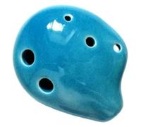 ocarinas Mini Ocarina Soprano C de cerámica portátil de 6 agujeros, instrumento de juego for niños, estudiantes, principiantes, regalo de cumpleaños Decoración hogareña