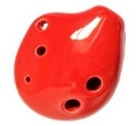 Ocarinas Mini Ocarina Soprano C de cerámica portátil de 6 agujeros, instrumento de juego for niños, estudiantes, principiantes, regalo de cumpleaños Clásico